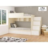 ราคา เตียงสองชั้น 3.5 ฟุต พร้อมกล่องบันได (3416409339)