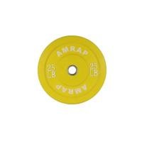 ราคา AMRAP HARDCORE BUMPER 25 lbs แผ่นยกน้ำหนักหุ้มยางคุณภาพสูงรองรับแรงกระแทก แผ่นน้ำหนักใช้กับแกนโอลิมปิกบาร์ (7191837454)