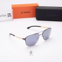 ราคา แว่นกันแดด IC BERLIN Jonathan I. Large Gold / Black (28618567793)