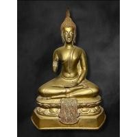 ราคา พระบูชารัชกาลปางประทานพร เนื้อทองเหลือง ศิลปะสุโขทัย ฐาน 11 นิ้วหน้าตัก 9 นิ้ว สูง 15 นิ้ว เหมาะเป็นองค์ประธาน พระบูชา (26764111754)