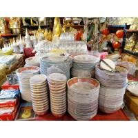 ราคา จานกระเบื้อง 8 นิ้ว จานกินข้าว ของชำร่วยงานบุญ (6232620090)