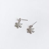 ราคา ต่างหูเงินแท้ เกล็ดหิมะ งานละเอียด (6178366064)