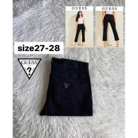 ราคา GUESS Balck Straight Jeans แท้% มือสอง (25436457483)