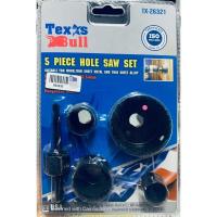 ราคา โฮลซอว์เจาะลูกบิด TexasBull 5 ตัวชุด (26321) (1721674271)