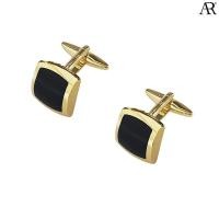 ราคา ANGELINO RUFOLO Cufflink(คัฟลิงค์) ดีไซน์ Grandeur กระดุมข้อมือคัฟลิ้งโรเดียมคุณภาพเยี่ยม ประดับตกแต่งด้วยหิน Onyx (26881560953)