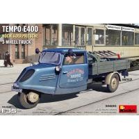 ราคา [MiniArt] : 1/35 Tempo E400 Hochlader Pritsche 3-Wheel Truck [MI 38025] (23967904738)