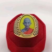 ราคา แหวนหลวงพ่อรวย เป็นเนื้อสแตนเลสยิงเลเซอร์แท้ 100% (24457090248)