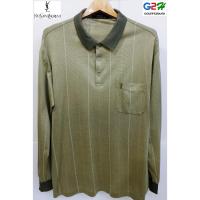 ราคา YSL Yves Saint Laurent แท้ เสื้อยืดโปโลแขนยาวสปอต (1132086736)