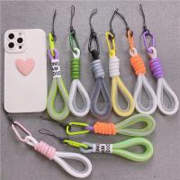 ราคา ใหม่ สายคล้องโทรศัพท์มือถือ แบบถัก สองสี แบบพกพา / พวงกุญแจสีเรืองแสง DIY กระเป๋านักเรียน / เชือกแขวน อเนกประสงค์ เครื่องประดับเสน่ห์ (13196309198)