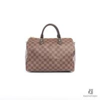ราคา L V SPEEDY 30 BROWN DAMIER EBENE CANVAS GHW (25028855991)