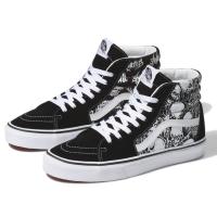 ราคา Vans รองเท้าผ้าใบ Sk8-Hi Forgotten Bones Black/True White ( VN0A4BV6V8V ) (5531612668)