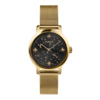 ราคา TIMEX TW2W21500 Transcend นาฬิกาข้อมือผู้หญิง สายสแตนเลส สีทอง หน้าปัด 31 มม. (22987402948)