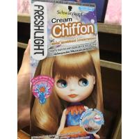 ราคา Schwarzkopf Freshlight Foam Color CREAM CHIFFON โฟมเปลี่ยนสีผม สีน้ำตาลประกายทองแดง 1 กล่อง (26674955240)