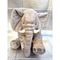ราคา ตุ๊กตาช้าง IKEA อีเกีย ตัวใหญ่ 60cm ขนนุ่ม นอนกอด * สินค้าตีมือสอง* (17912550068)