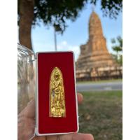 ราคา พระร่วงหลังรางปืน เนื้อทองเหลือง ชุบไมค่อน ปี 2539 วัดระปรางค์ พระแท้ สุโขทัย (22944491390)