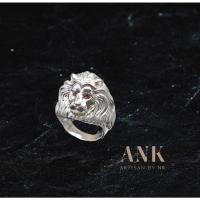 ราคา Artisan by NK - แหวนเงินแท้ดีไซน์หัวสิงโต วงใหญ่สวยงาม งานฝีมือประณีตทำด้วยเงินแท้ (17665512998)