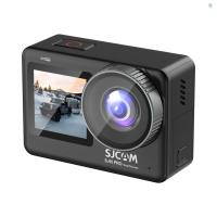 ราคา SJCAM SJ10PRO 4K/60FPS ความละเอียดสูงกล้องกีฬาหน้าจอคู่แบบพกพา DV กล้องวิดีโอ 20MP 2.33 + 1.3 นิ้ว IPS Touchscreen 30M เคสกันน้ําสําหรับท่องดําน้ํารอบเล่นสกีท่องเที่ยว (40100913295)