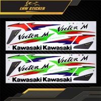 ราคา สติ๊กเกอร์ Victor M ปี1996 สติ๊กเกอร์ วิคเตอร์ 150 ปี96 Kawasaki Victor 150 (27701277175)