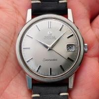 ราคา Vintage Omega Seamaster automatic silver-tone dial Cal.565 หลักสอดนิล 34mm stainless steel ซีมาสเตอร์ ปี 1968 Swiss Made (18956855098)