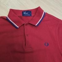 ราคา เสื้อfred perry สีแดงวาเลนไทด์ ใหม่มากสะอาดอก17ไหล่15ยาว26 แบรนด์เเท้ลุคหนุ่มผู้ดีอังกฤษ (26224646727)
