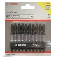 ราคา BOSCH ชุดดอกไขควงงานช่างชุบแข็ง รุ่น PH 2-65 (ชุด 10 ชิ้น) สีดำ ✨ (7751527651)