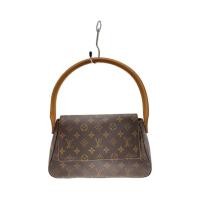 ราคา LOUIS VUITTON Handbag Mini Looping_Monogram Canvas_BRW PVC Brown M51147 Direct from Japan Secondhan (26277470330)