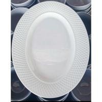 ราคา จานเปลเซรามิคจานใส่ปลาใหญ่ ไซด์ใหญ่เนื้อพอซร์เลนขนาด 14×10นิ้ว (5141297554)