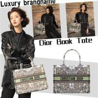 ราคา ดิออร์ DIOR medium Dior Book Tote กระเป๋าถือกระเป๋าสะพายไหล่กระเป๋าช้อปปิ้งผู้หญิง (28227916032)