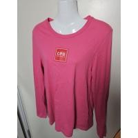ราคา เสื้อแขนยาว CPS สีชมพูบานเย็น ไซส์ l (27087140955)