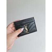 ราคา ❌️sold❌️Used once!! YSL Cardholder สีดำทอง (20238073012)