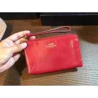 ราคา Like NewCoach Wristlet คล้องมือ 2 ซิป ของแท้ (1355020689)