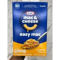 ราคา มักกะโรนี แอนด์ชีส easy mac มีผงชีสอยู่ในกล่อง Kraft Macarono&Cheese ขนาด 366 กรัม (26114299447)