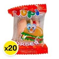 ราคา (พร้อมส่งขนมอร่อย ราคาถูก) ยูปี้ กัมมี่ เยลลี่มินิเบอร์เกอร์ 7 ก. x 20 (26261548213)