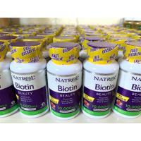 ราคา Natrol Biotin แบบอม, Maximum Strangth Strawberry 10,000mcg 60 Tablets บำรุงเส้นผม ผมร่วง (4113749088)