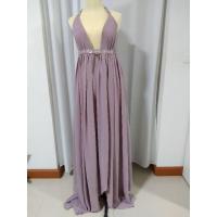 ราคา ขุดเดรสราตรียาวสีม่วงพาสเทล (7058956824)