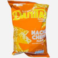 ราคา นาโชชีส แผ่นข้าวโพดทอดกรอบ (Nacho Cheese flavored) ตรา ดานิต้าส์ Danitas ขนาด 180g ขนม snack สแนค ขนมกรุบกรอบ (24663144928)