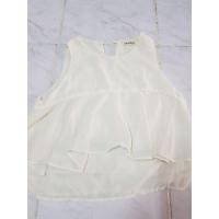 ราคา เสื้อแขนกุด ผ้าชีฟอง ระบายที่อก น่ารักหวาน (5848390616)