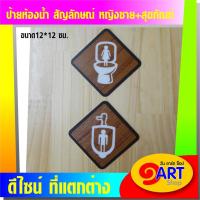 ราคา ป้าย ห้องน้ำ ฟิล์มลายไม้ สัญลักษณ์ สุขภัณฑ์ ชาย/หญิง (5462767549)