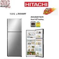 ราคา HITACHI ตู้เย็น 2 ประตู 14.4 คิว R-VX400PF BSL ระบบ INVERTER ชั้นกระจกนิรภัย (6371673419)