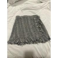 ราคา กระโปรงสั้น ผ้าทวิต ป้าย ZARA ของแท้ 100% (27168321081)