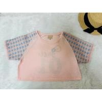 ราคา ‼️เสื้อครอป Sz.L ป้าย Lyn around แท้% (มือ2) (24490927904)