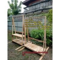 ราคา ราวแขวนเสื้อผ้าไม้สัก ราวตากผ้า ชั้นเก็บผ้า ชั้นผัาพับได้ ตู้เสื้อผ้า สินค้าเป็นไม้สักประกอบแล้วพร้อมใช้งาน (23180825004)