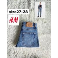 ราคา H&M Mom Loose Fit Ultra High Jeans แท้% มือสอง (25280931878)