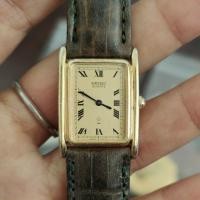 ราคา นาฬิกาผู้หญิง นาฬิกา Vintage Seiko tank หลักโรมัน ตัวเรือนสีทอง สายใหม่ สายไซโก้ ระบบ quartz (17490237175)