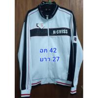 ราคา k-swiss เสื้อวอร์มแขนยาวแบรนด์แท้มือสอง (21488969540)