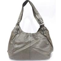 ราคา ADAX Hobo Bag Light Gray Leather Handbag แบรนด์แท้ กระเป๋าสะพายข้าง หนังแท้ (29055939242)