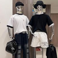 ราคา Hot Designer Mens and Womens Boxy Tee Shirt - DOMINO (23390003148)