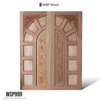 ราคา บานประตูไม้เนื้อแข็ง (บานคู่) WSP999 ไม่ทำสี (23563618896)
