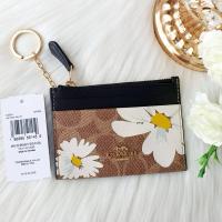 ราคา COACH CZ594 Mini Skinny Id Case พวงกุญแจ กระเป๋าใส่บัตร ใส่เหรียญ (26967228639)