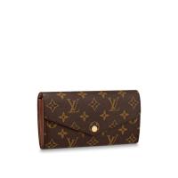 ราคา หลุยส์วิตตอง Louis Vuitton SARAH Walletกระเป๋าสตางค์ซิป/ผู้หญิง/กระเป๋าสตางค์ LV Wallet (27332833304)